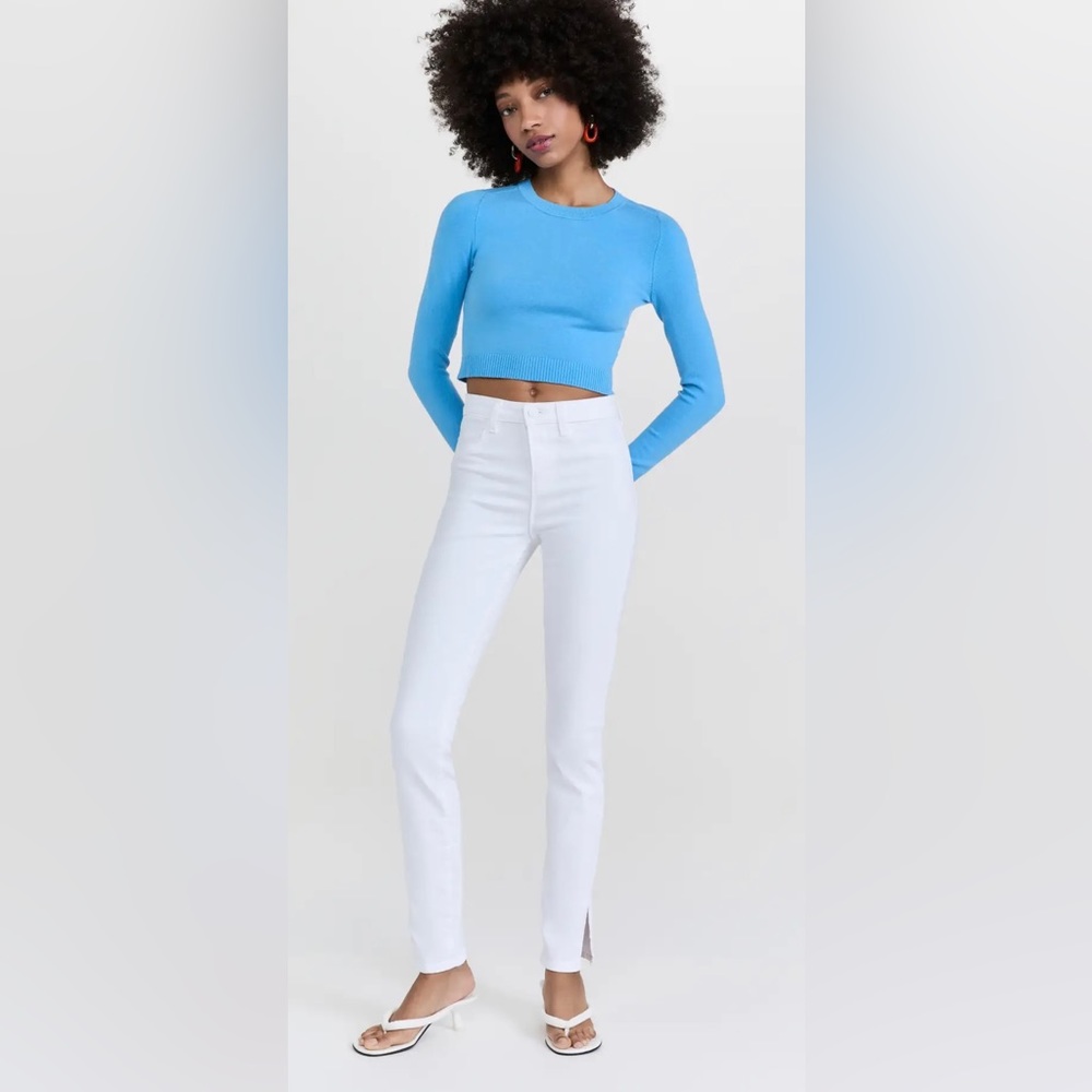 NWT L’AGENCE JOSIE HIGH RISE SKINNY SPLIT JEANS